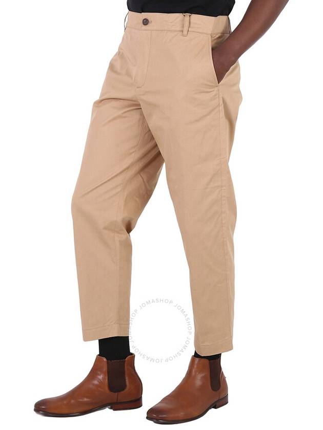 Maison Kitsune Men's Beige Straight-Leg Tailored Trousers, Brand Size 44 (Waist Size 29") - MAISON KITSUNE - BALAAN 3