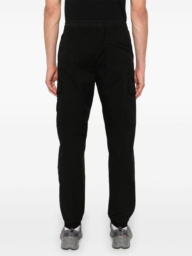 Stone Island Trousers Black - STONE ISLAND - BALAAN 4