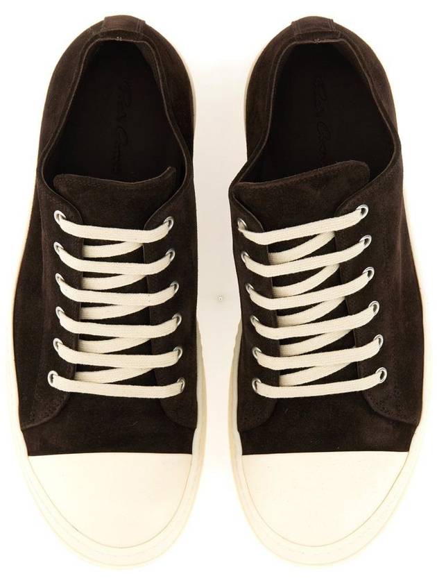 Rick Owens Low Leather Sneaker - RICK OWENS - BALAAN 6