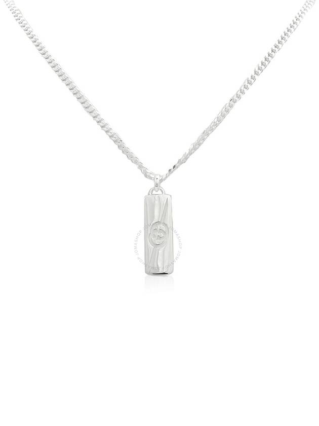 Sterling Interlocking G Necklace Silver - GUCCI - BALAAN 2