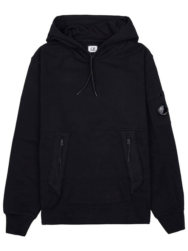 Lens Wappen Hoodie Black - CP COMPANY - BALAAN 11