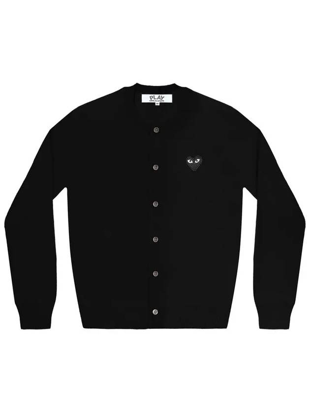 Heart Wappen Cardigan Black - COMME DES GARCONS - BALAAN 2