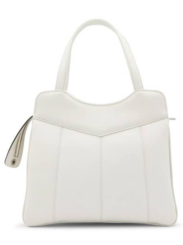 Petite GG Leather Tote Bag White - GUCCI - BALAAN 4