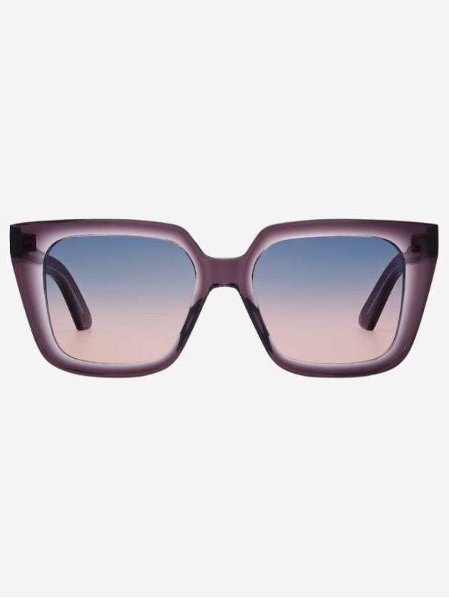 Midnight S1I Transparent Violet Square Sunglasses DMNGS1IXR 60G2 - DIOR - BALAAN 1