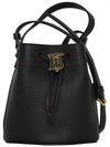 Mini Grainy Leather TB Bucket Bag Black - BURBERRY - BALAAN 2