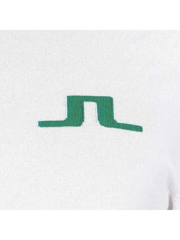 Golf Gus Crew Neck Knit Top White - J.LINDEBERG - BALAAN 7