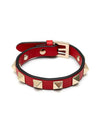 Rockstud Bracelet Red - VALENTINO - BALAAN.