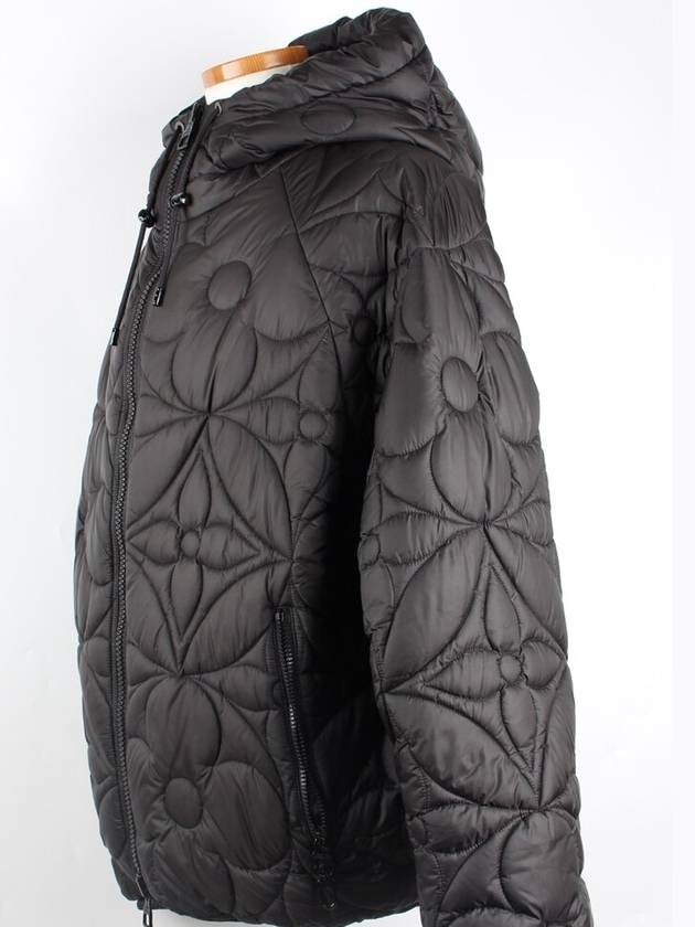 Flower Quilted Hooded Padded Jacket 52 - LOUIS VUITTON - BALAAN 3