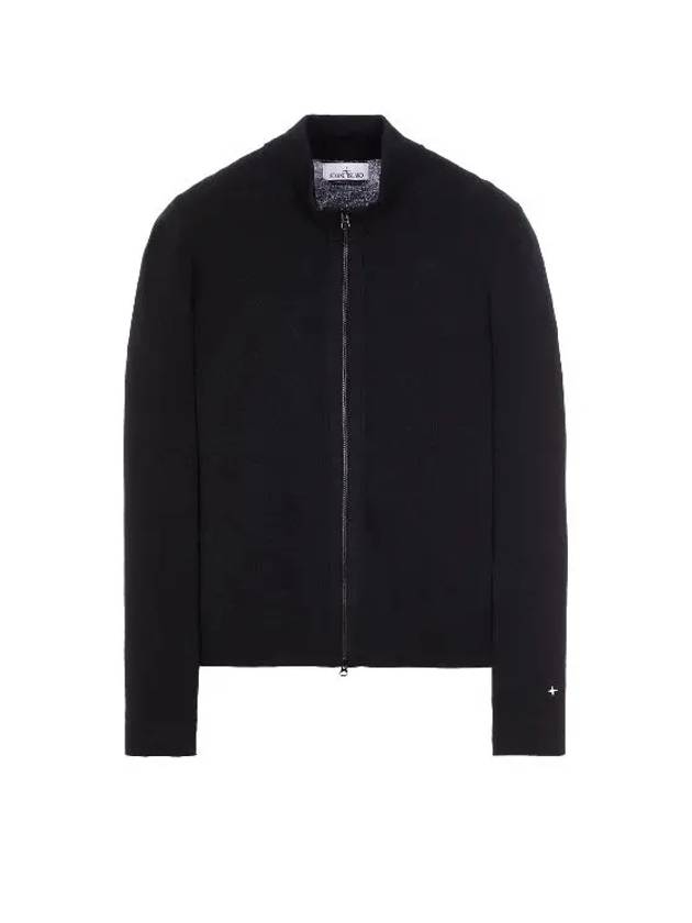 Stellina Knit Zip-Up Cardigan Black - STONE ISLAND - BALAAN 2