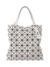 Baobao Prism Matte Tote Bag Light Gray AG507 11 - ISSEY MIYAKE - BALAAN 2