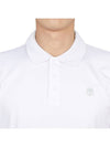 Golf wear polo brushed long sleeve t-shirt G00563 001 - HYDROGEN - BALAAN 6