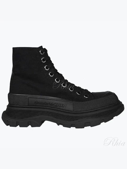 Tread Slick High Top Sneakers Black - ALEXANDER MCQUEEN - BALAAN 2