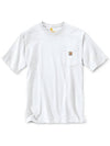 Pocket Short Sleeve Tee White K87 WHT - CARHARTT - BALAAN 2