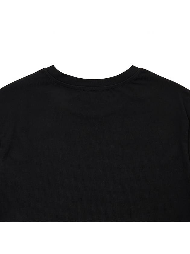 Men's Item Logo Cotton Short Sleeve T-Shirt Black - A.P.C. - BALAAN 8