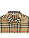 Kids Vintage Check Short Sleeve Shirt Beige - BURBERRY - BALAAN 4