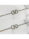 Signature V Logo Bracelet Silver - VALENTINO - BALAAN 4