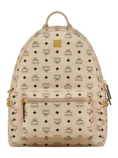 Stark side stud Visetos backpack - MCM - BALAAN 1