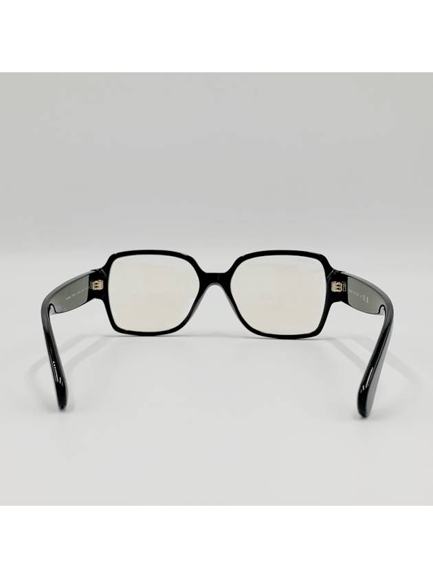 Eyewear CC Logo Heart Square Eyeglasses Black - CHANEL - BALAAN 5