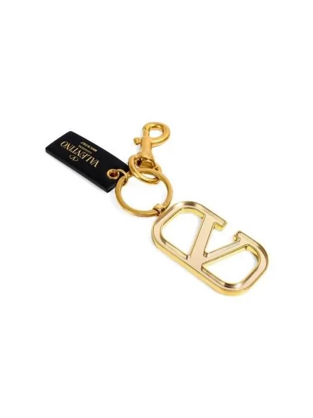 Valentino 2Y2P0R81 LHP KM5 P0R81 Garavani V logo mirror key ring - RED VALENTINO - BALAAN 4