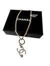 CC logo round necklace crystal gold color ABA324 - CHANEL - BALAAN 1