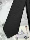 CC logo 24K season tie silk black AAA471 - CHANEL - BALAAN 6