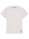 Women's Distress Treatment Short Sleeve T-Shirt White - GOLDEN GOOSE - BALAAN 1