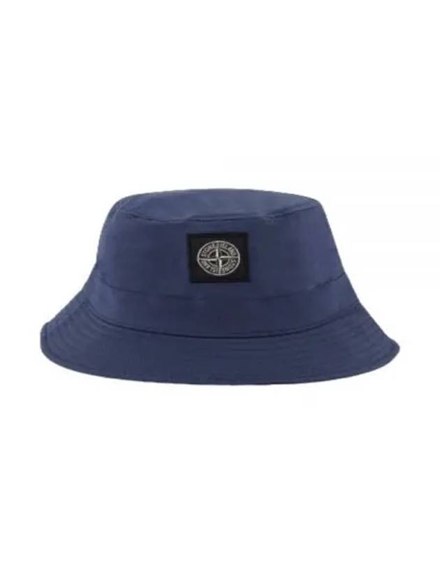 Econyl Regenerated Nylon Bucket Hat Avio Blue - STONE ISLAND - BALAAN 2