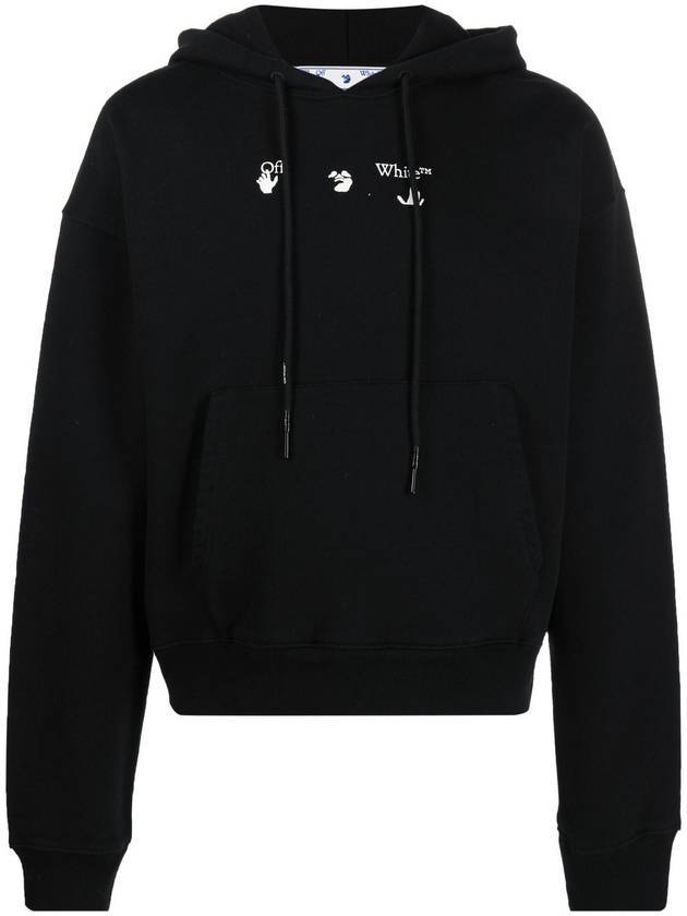 Marker Over Hoodie Black - OFF WHITE - BALAAN 1