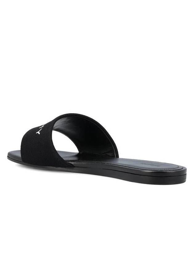 4G Logo Print Slippers Black - GIVENCHY - BALAAN 4