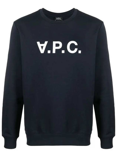 VPC Logo Sweatshirt Navy - A.P.C. - BALAAN 2