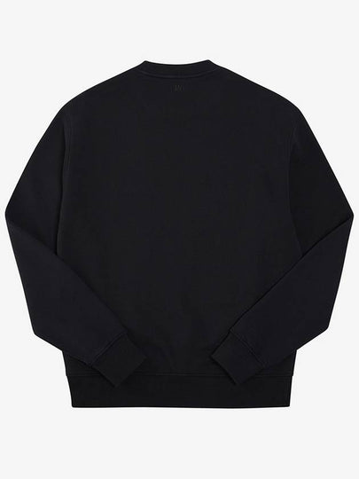 Small Heart Logo Sweatshirt Black - AMI - BALAAN 2