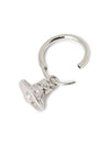 Nina Spark Crystal Hoop Earrings Silver - VIVIENNE WESTWOOD - BALAAN 5