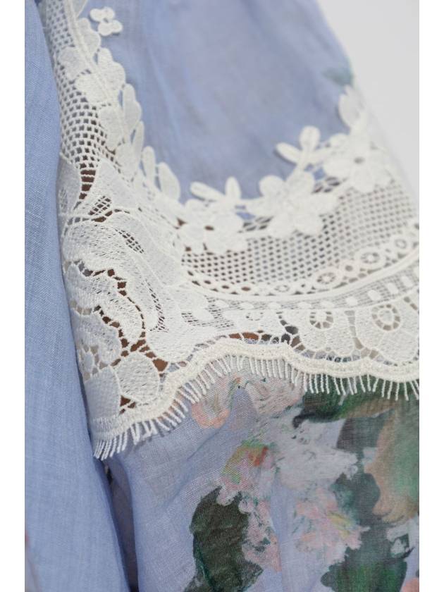 Zimmermann Shirt With Floral Pattern, Women's, Blue - ZIMMERMANN - BALAAN 5