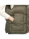 Triomphe Patch Quilt Nylon Vest Kaki - CELINE - BALAAN 9