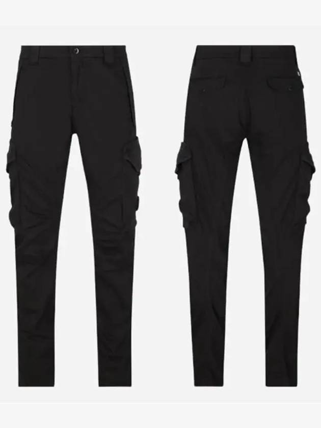 Men's Cargo Straight Pants Black - CP COMPANY - BALAAN 2