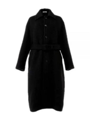 Coat A22AC02CS BLACK - AURALEE - BALAAN 1