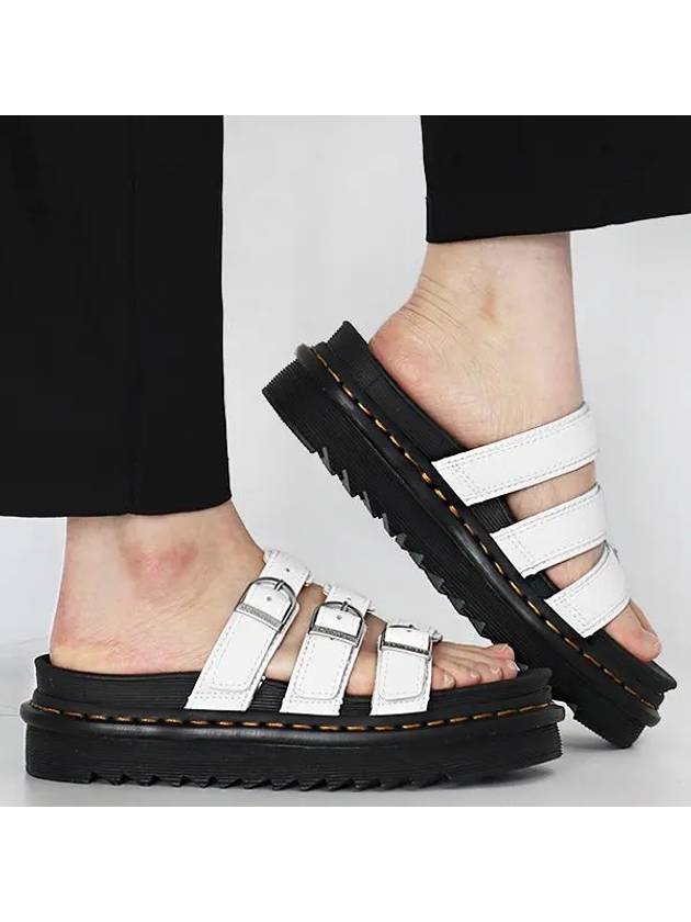 Blaire Hydro Leather Sandals White - DR. MARTENS - BALAAN 2