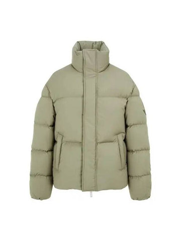 Men s Double Closure Mix Down Padded Jacket Green 270611 - EMPORIO ARMANI - BALAAN 1