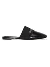 Women's 4G Bedford Flat Mule Black - GIVENCHY - BALAAN.