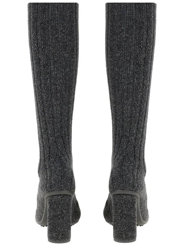 Atomic Knit Long Boots Anthracite - BOTTEGA VENETA - BALAAN 5