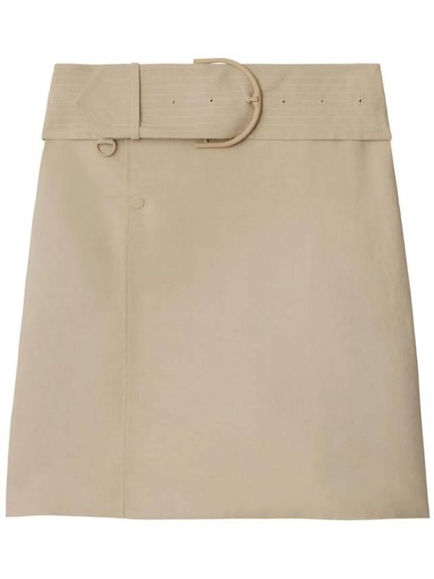 Wrap Canvas Skirt 8087482 - BURBERRY - BALAAN 1