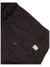 Lens Wappen Stretch Satin Cargo Shorts Black - CP COMPANY - BALAAN 5