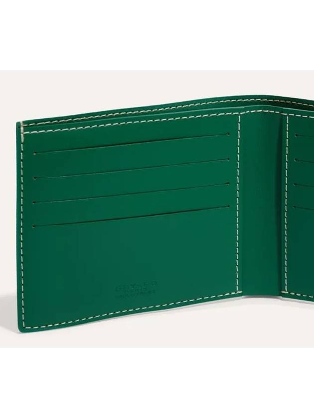 Victoire Wallet Green In Canvas And Calfskin - GOYARD - BALAAN 7