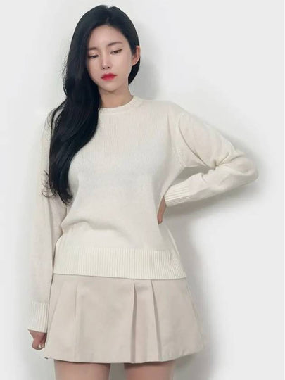 Filtro Cashmere Knit Top White - WEEKEND MAX MARA - BALAAN 2