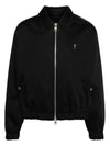 De Coeur Logo Zip-up Jacket Jacket Black - AMI - BALAAN 2