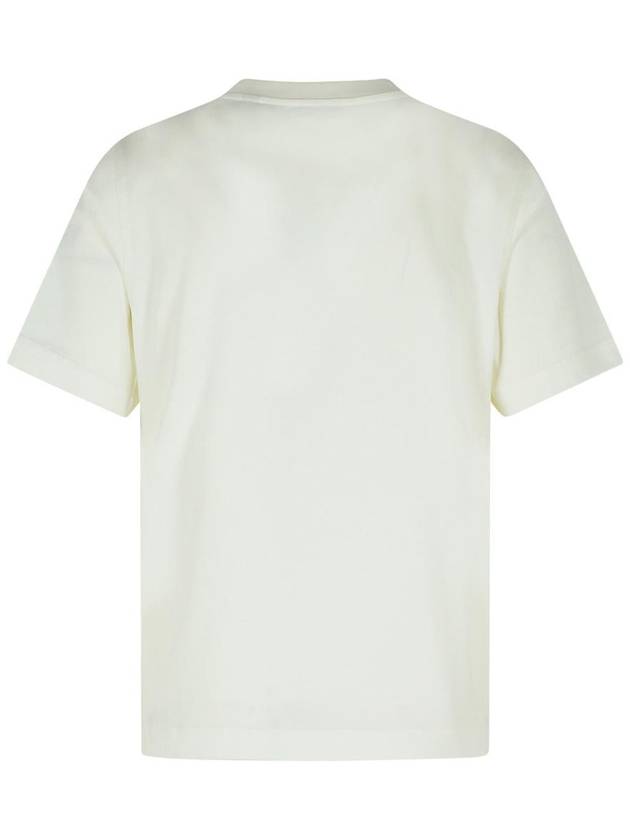 Burberry White Cotton T-Shirt - BURBERRY - BALAAN 3