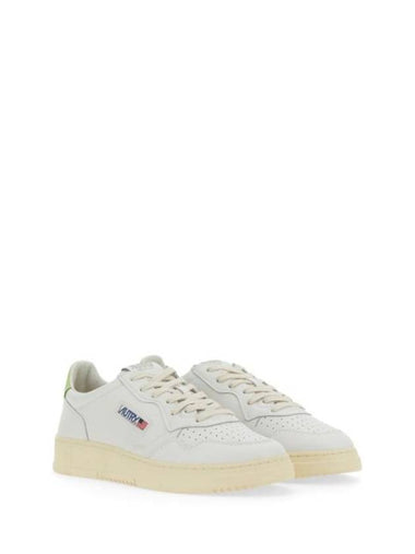 Men's Medalist Leather Low Top Sneakers White - AUTRY - BALAAN 1