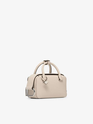 Cool Box Nano Taurillon Soft Cross Bag Sesame - DELVAUX - BALAAN 1