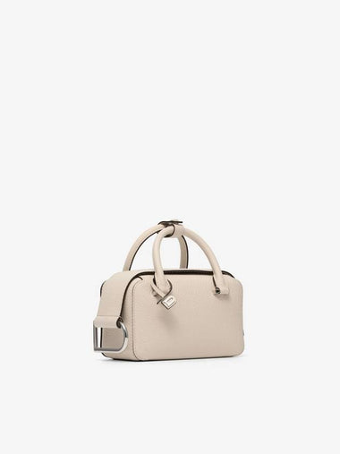 Cool Box Nano Taurillon Soft Cross Bag Sesame - DELVAUX - BALAAN 1