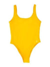 Carla Scoop Neck One-Piece Swimsuit Yellow - SPORTY & RICH - BALAAN 2